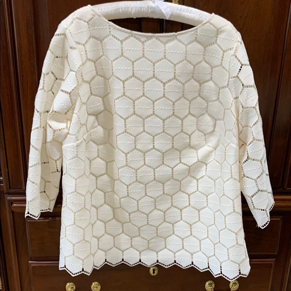 RSVP by Talbots Ivory Blouse Size 2X